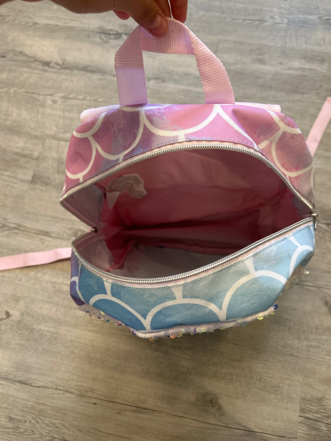 Kids Mermaid Sequin Backpack - photo 3