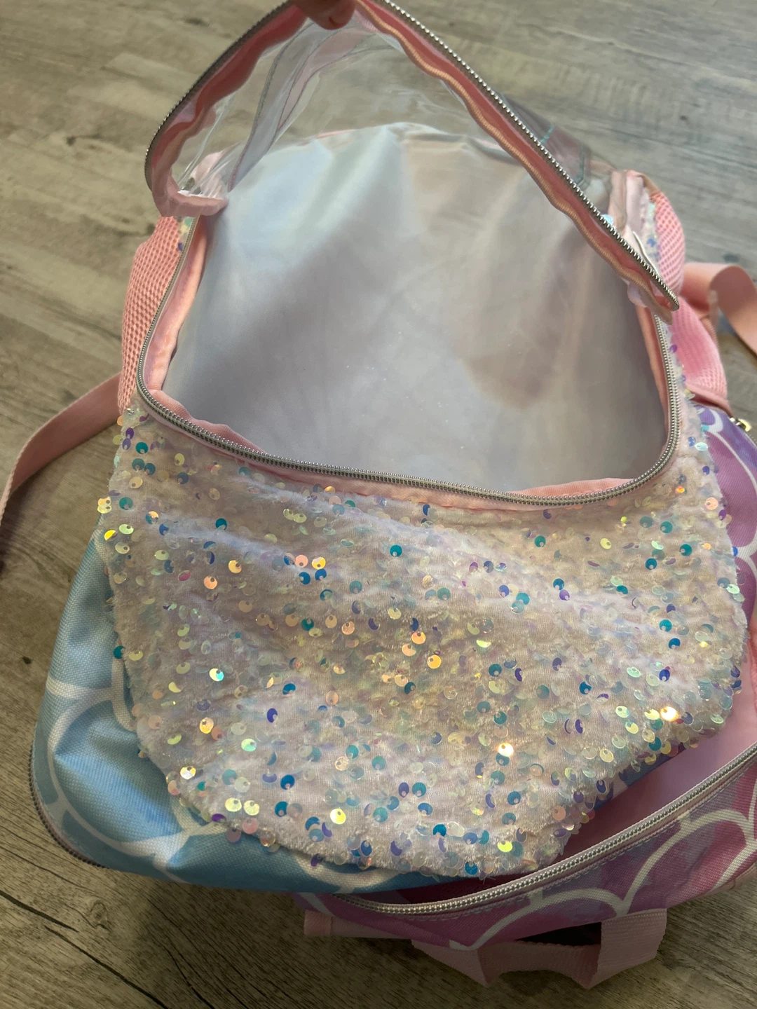 Kids Mermaid Sequin Backpack - photo 5