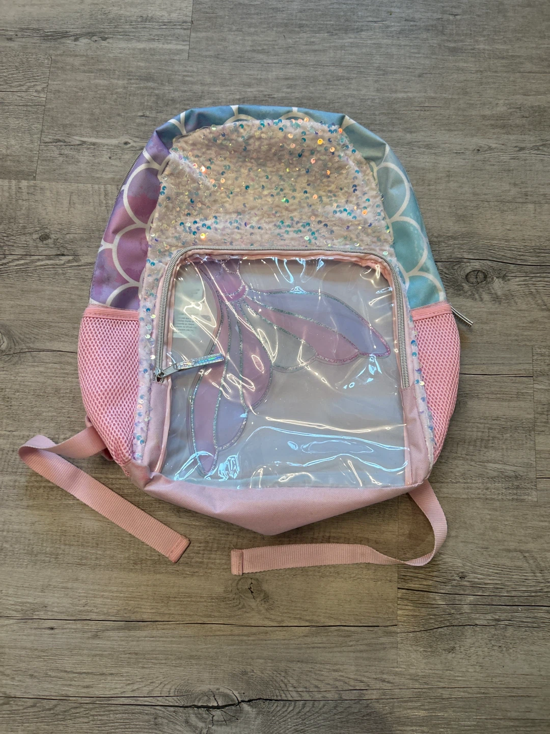 Kids Mermaid Sequin Backpack