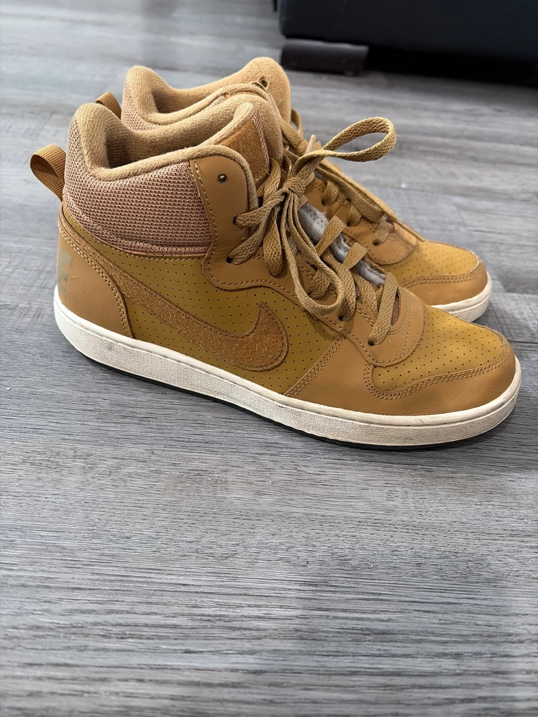 Nike High Top Sneakers - Tan