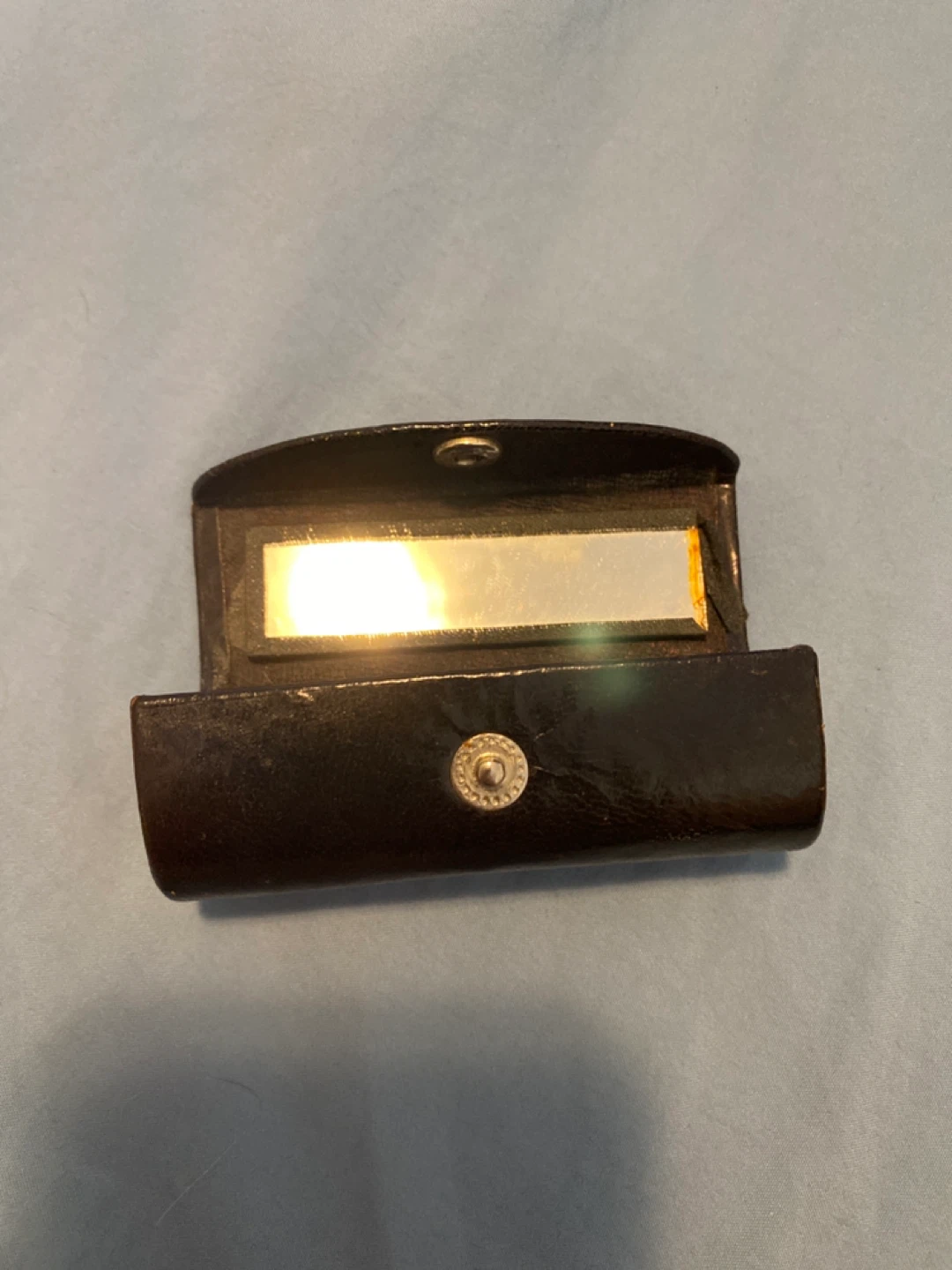 Vintage Black Lipstick Case With Mirror - photo 2