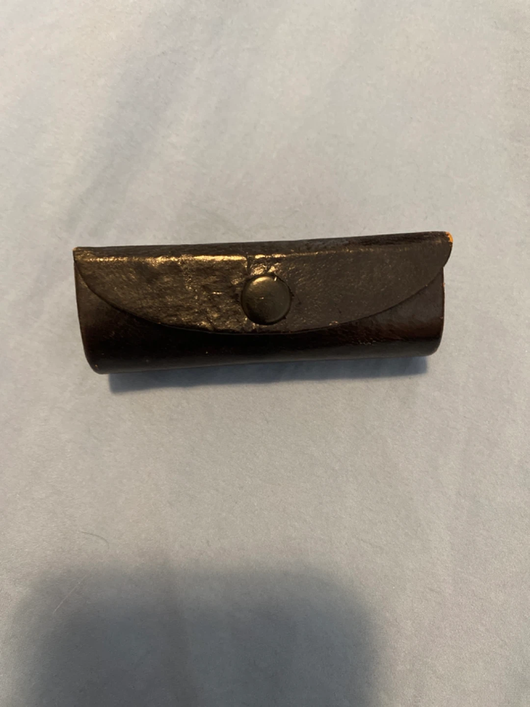 Vintage Black Lipstick Case With Mirror