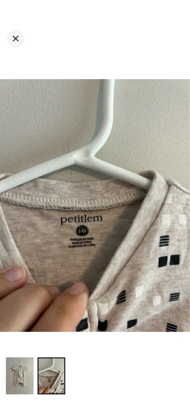 Petitlem Baby Sleepsuit 6M - photo 2
