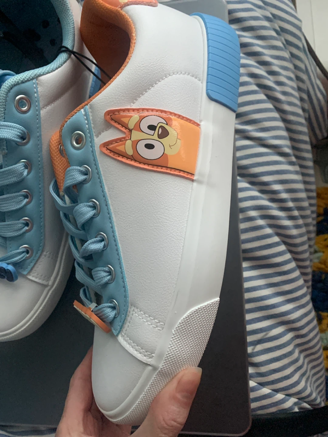 NEW Bluey & Bingo Running Shoes for adults size 7 - photo 2