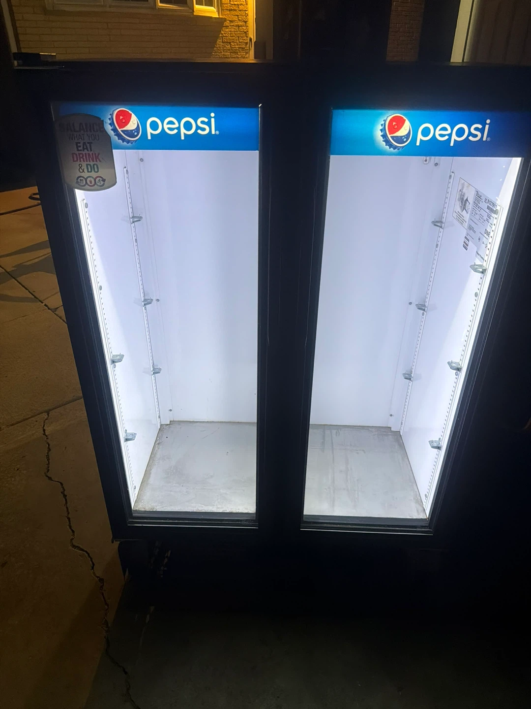 Pepsi Double Door Fridge