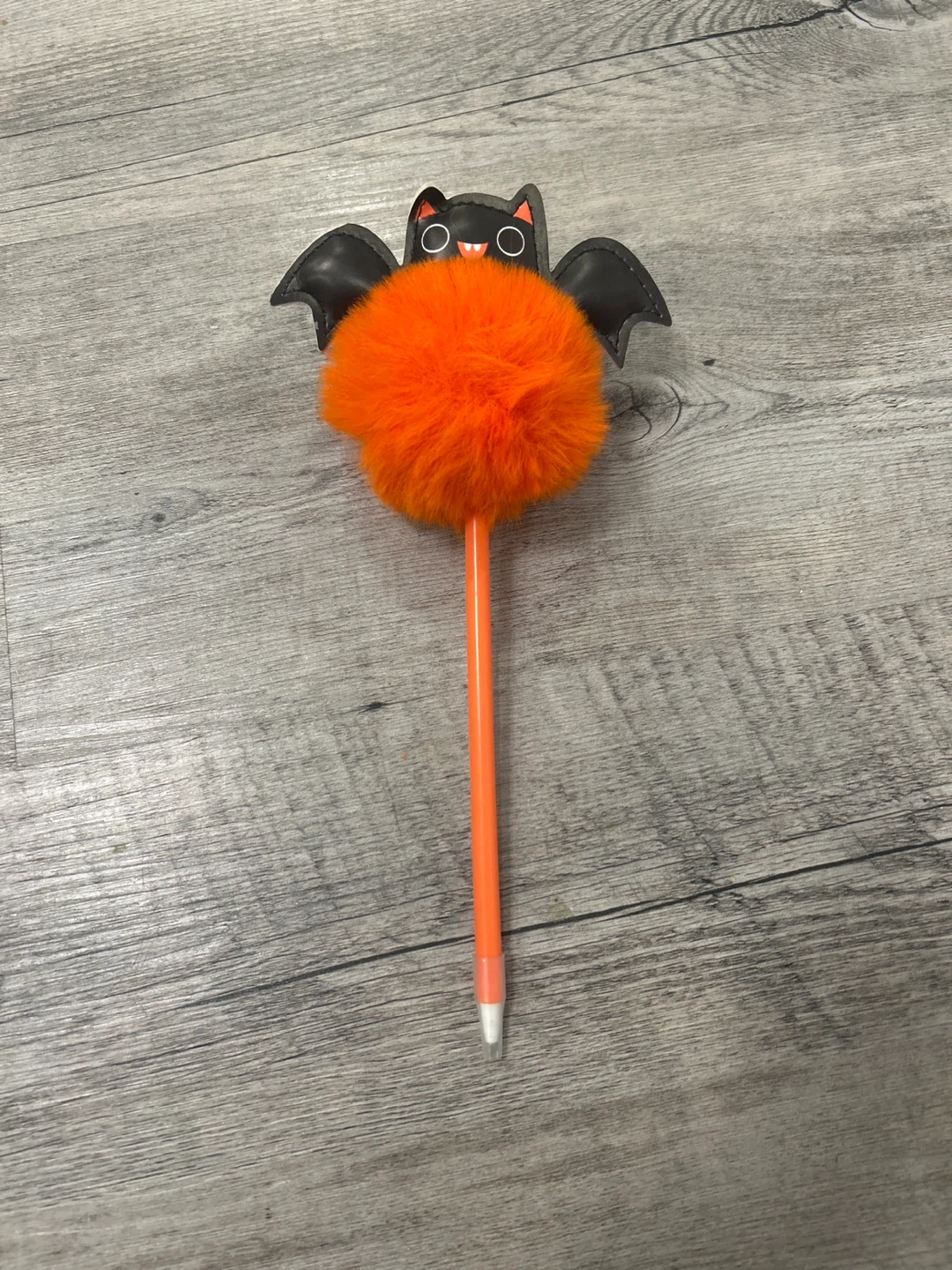Halloween Bat Pom Pom Pen