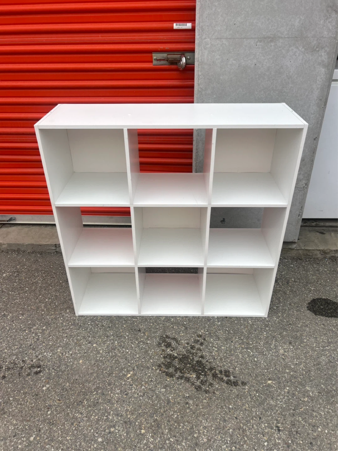 IKEA White 9-Cube Storage Shelf