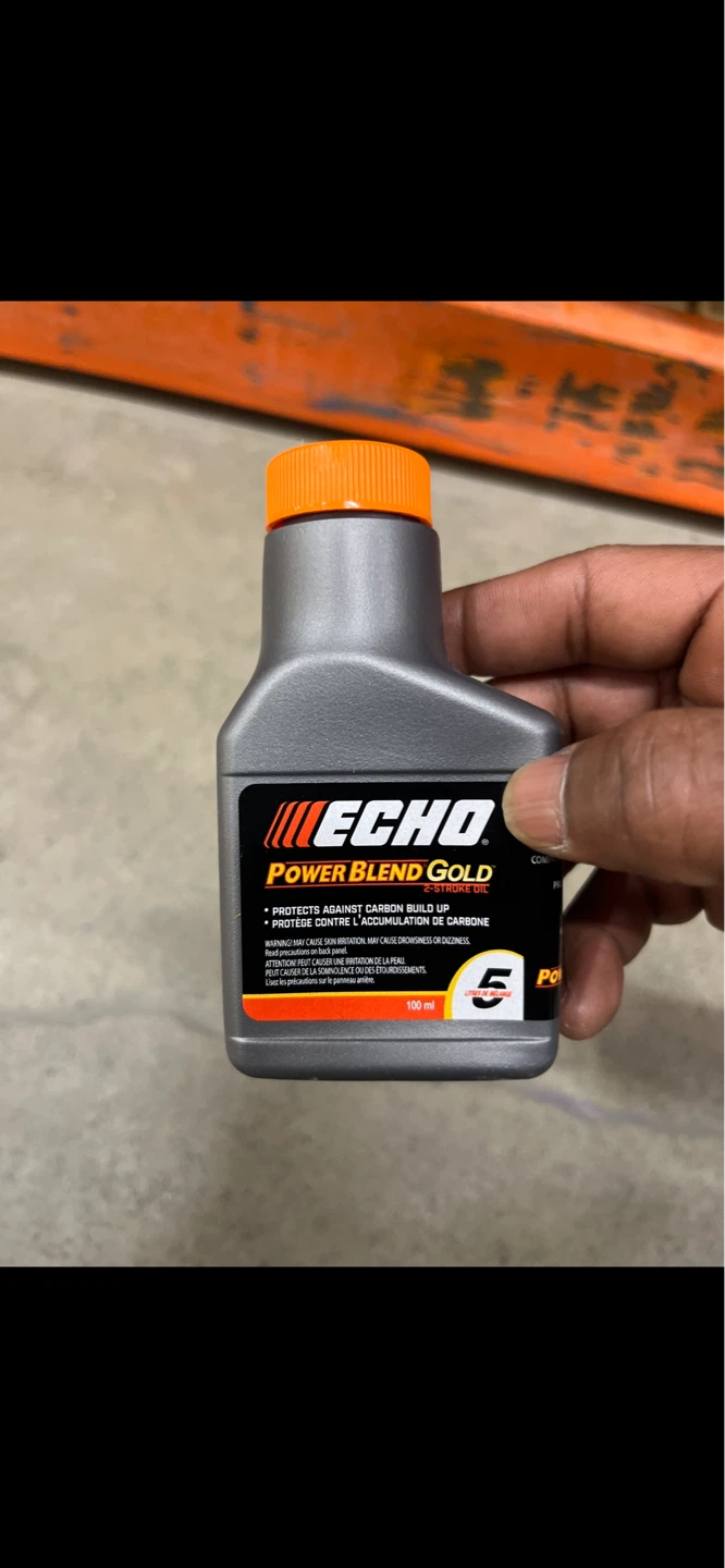 Half used ECHO Power Blend Gold 2-Stroke Oil - 100 ml