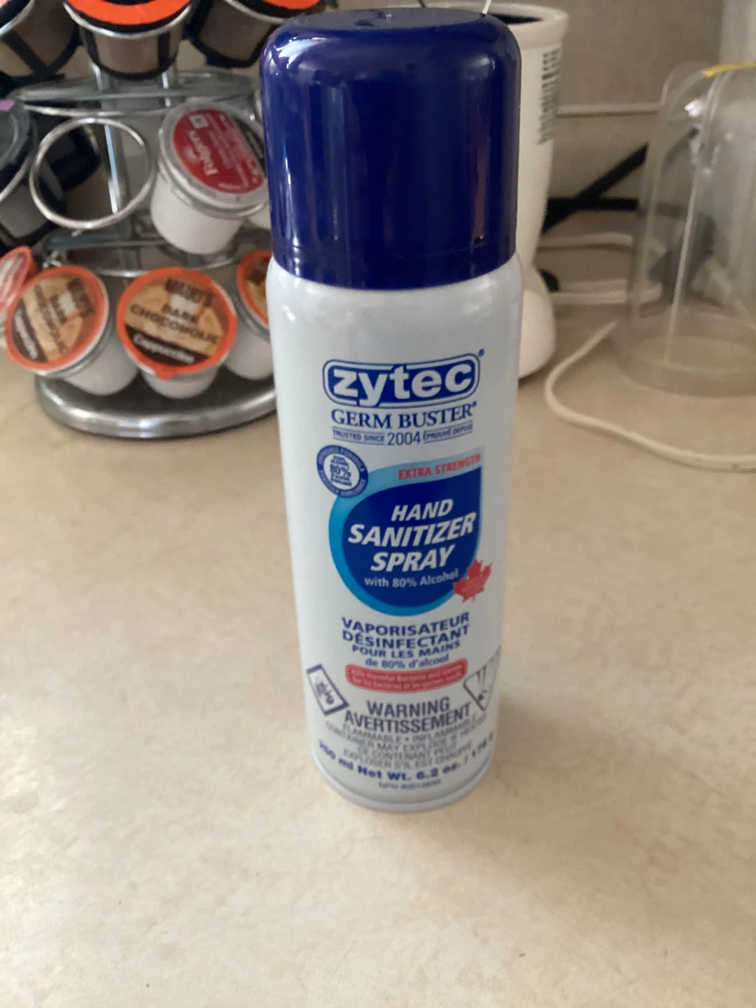 Zytec Germ Buster Hand Sanitizer Spray - 80% Alcohol