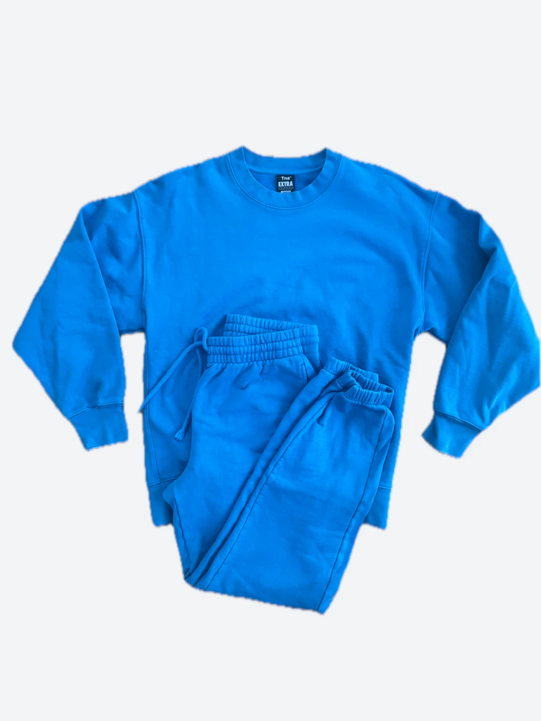 Tna EXTRA Fleece Boyfriend Sweatpants and Swestshirt set Size M