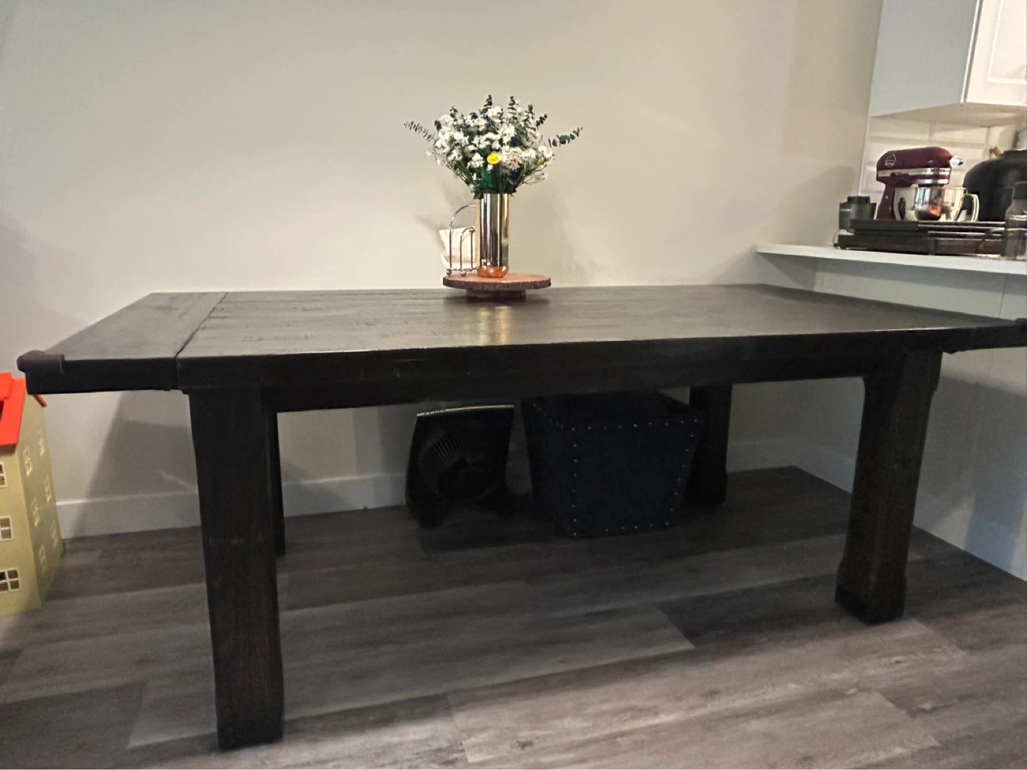 Dark Wood Dining Table