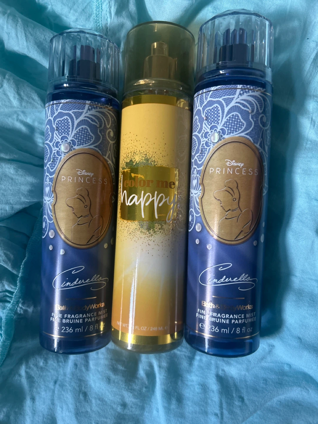 Disney Princess Cinderella Mist Lot (2x 8oz)