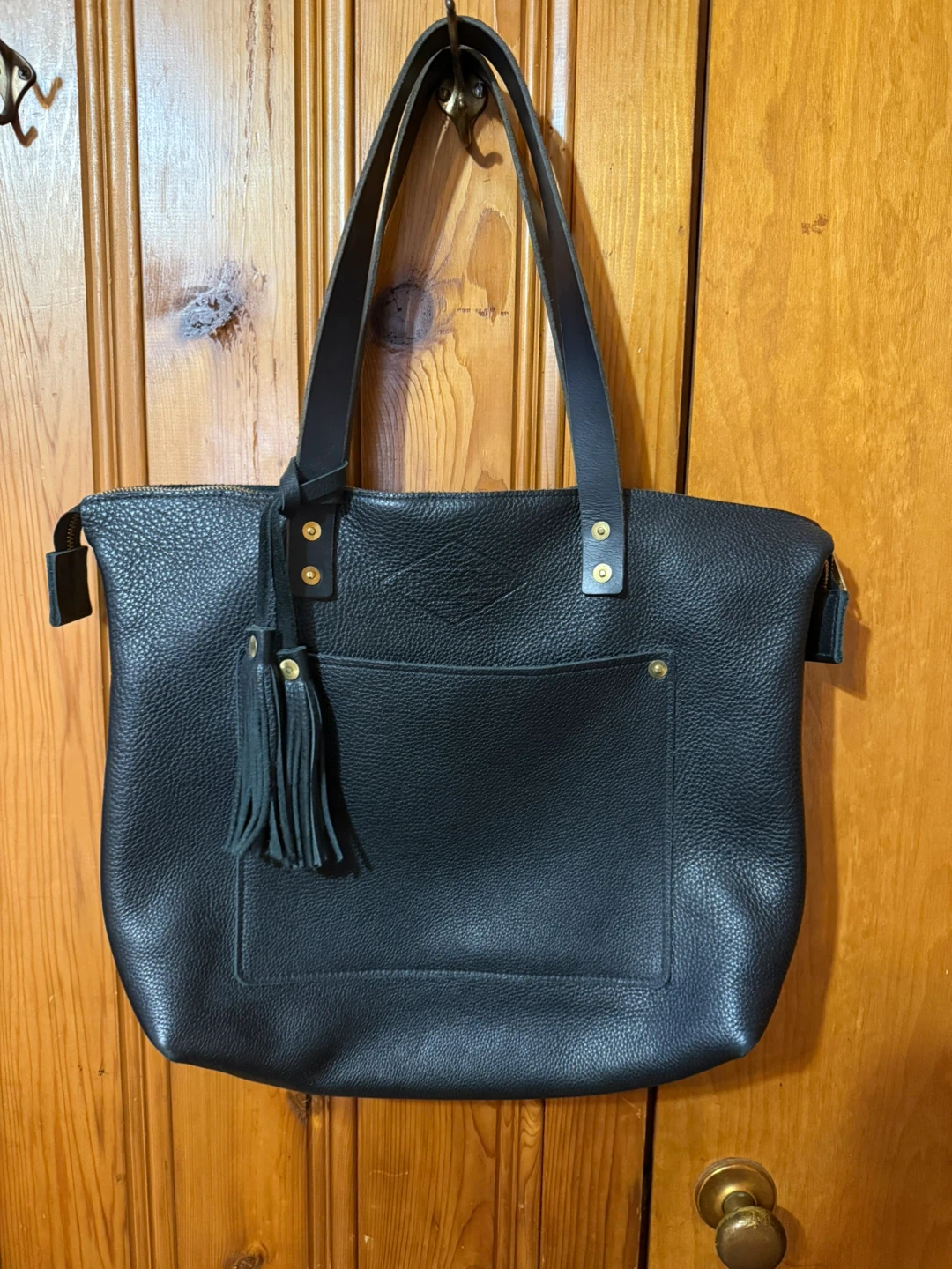 Lifetime leather company tote