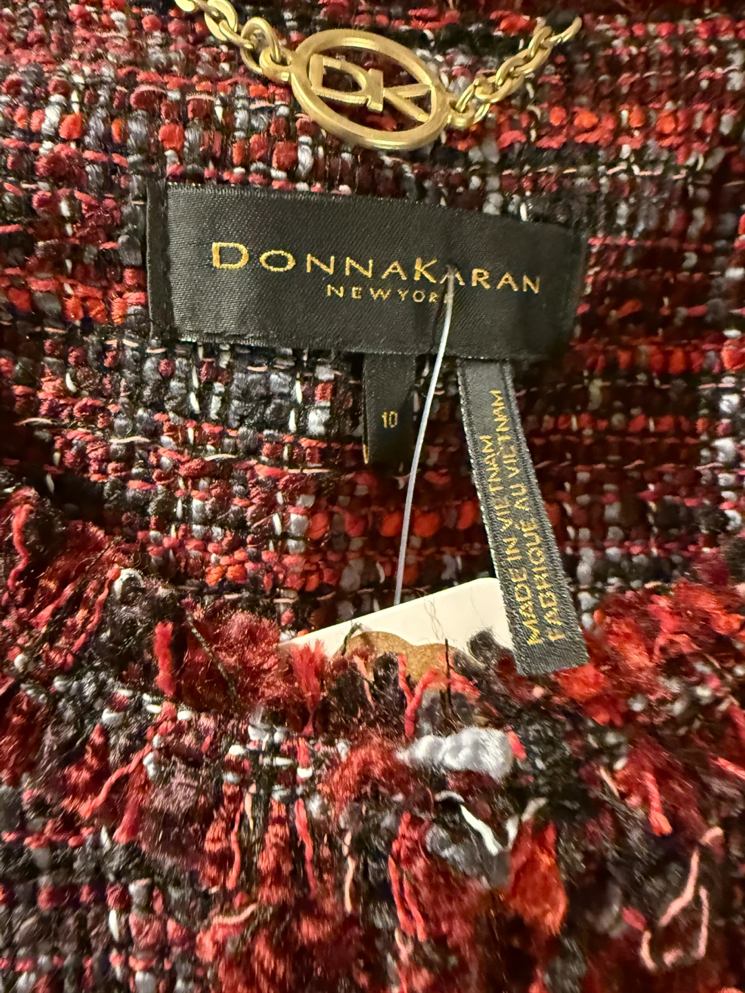 Donna Karan New York Tweed Jacket - Size 10 - photo 5