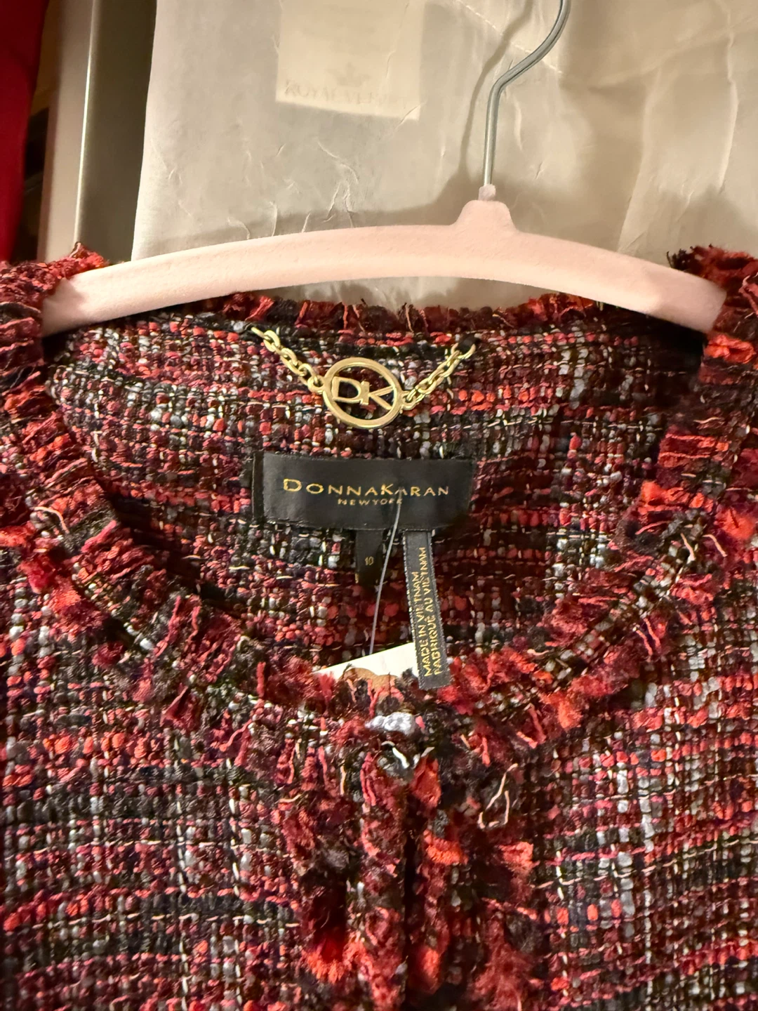Donna Karan New York Tweed Jacket - Size 10 - photo 3
