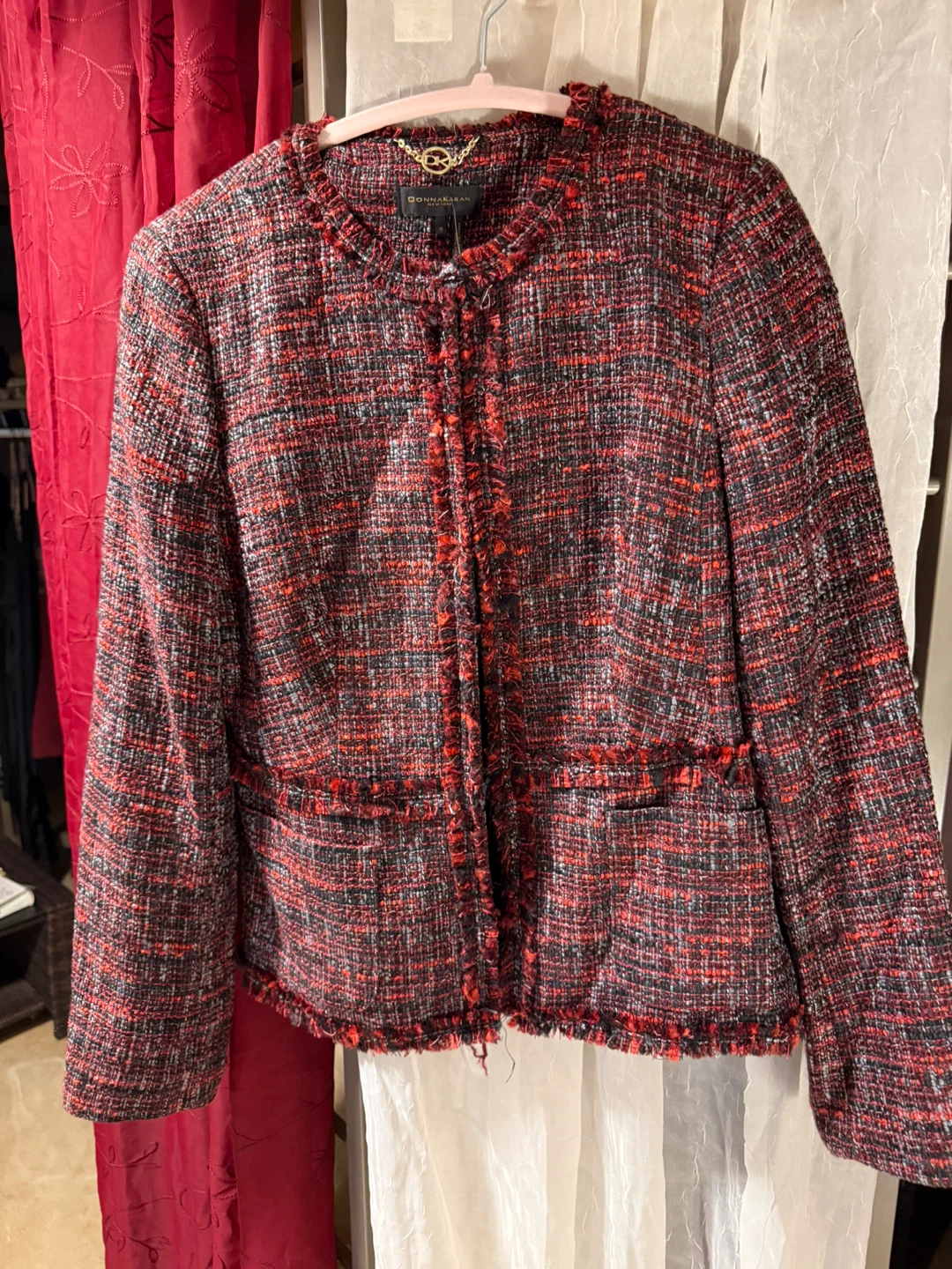 Donna Karan New York Tweed Jacket - Size 10 - photo 2