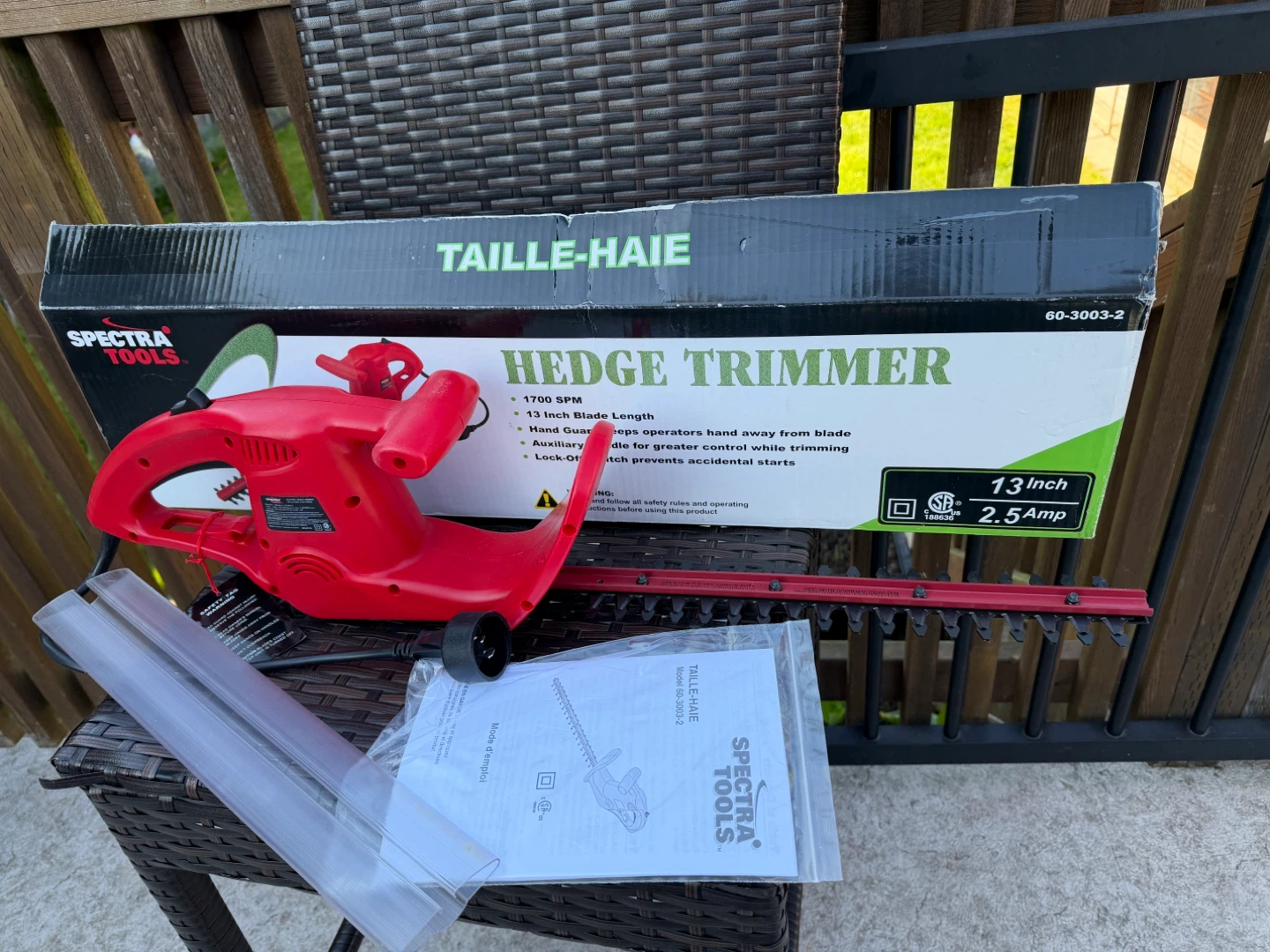 New in Box Spectra Tools 13-inch Hedge Trimmer - photo 4