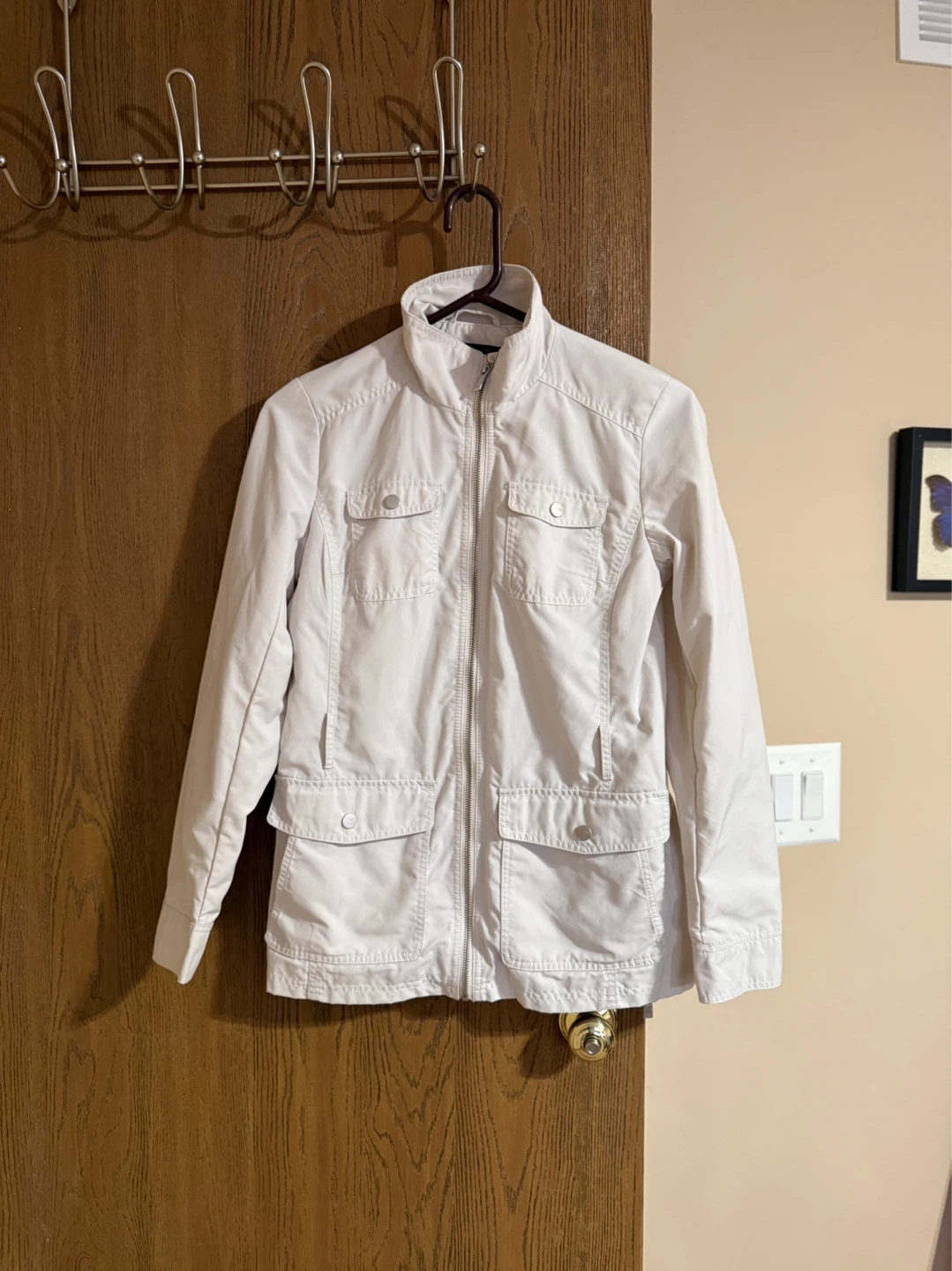 Tommy Hilfiger White Utility Jacket - Size S/P - photo 2