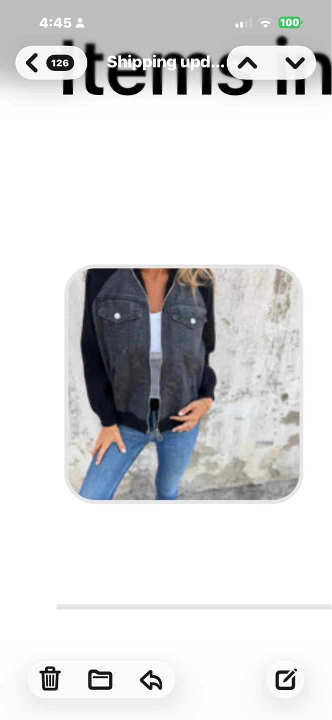 Women's Denim and Knit Jacket