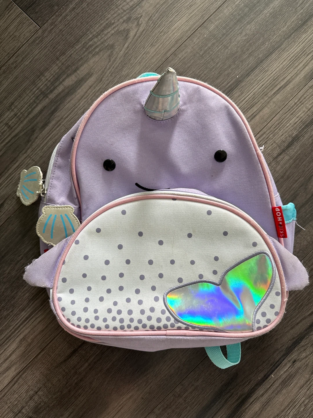 Skip Hop Zoo Little Kid Backpack Narwhal