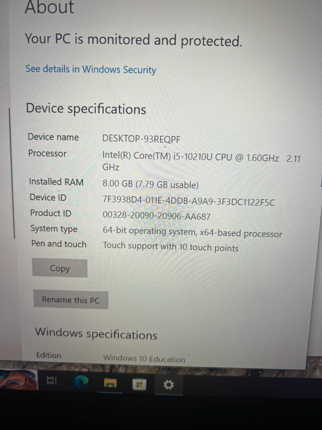 Lenovo ThinkPad T14 Laptop - Intel Core i5, 8GB RAM - photo 5