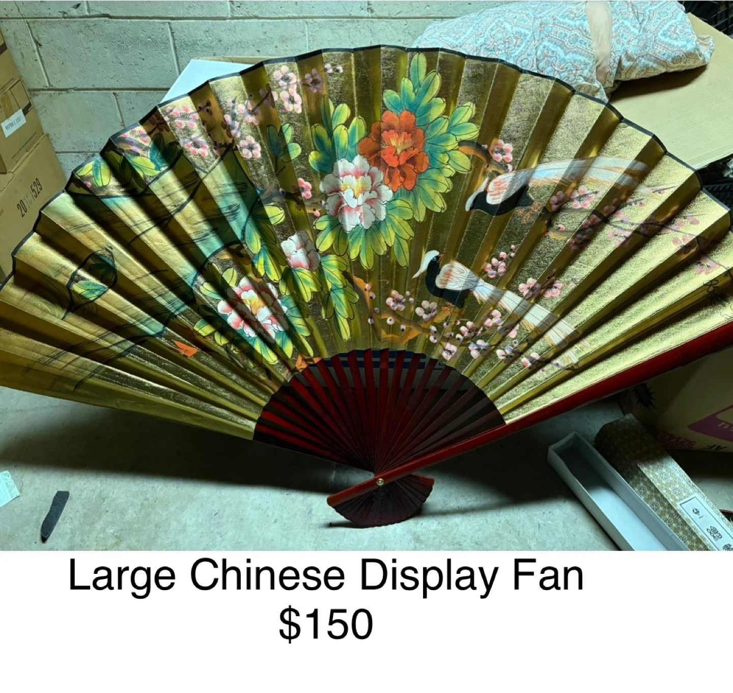 Large Chinese Display Fan