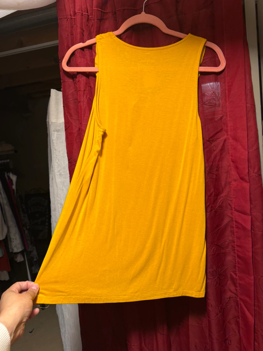 Merona Yellow Ruffle Tank Top - Size M - photo 5