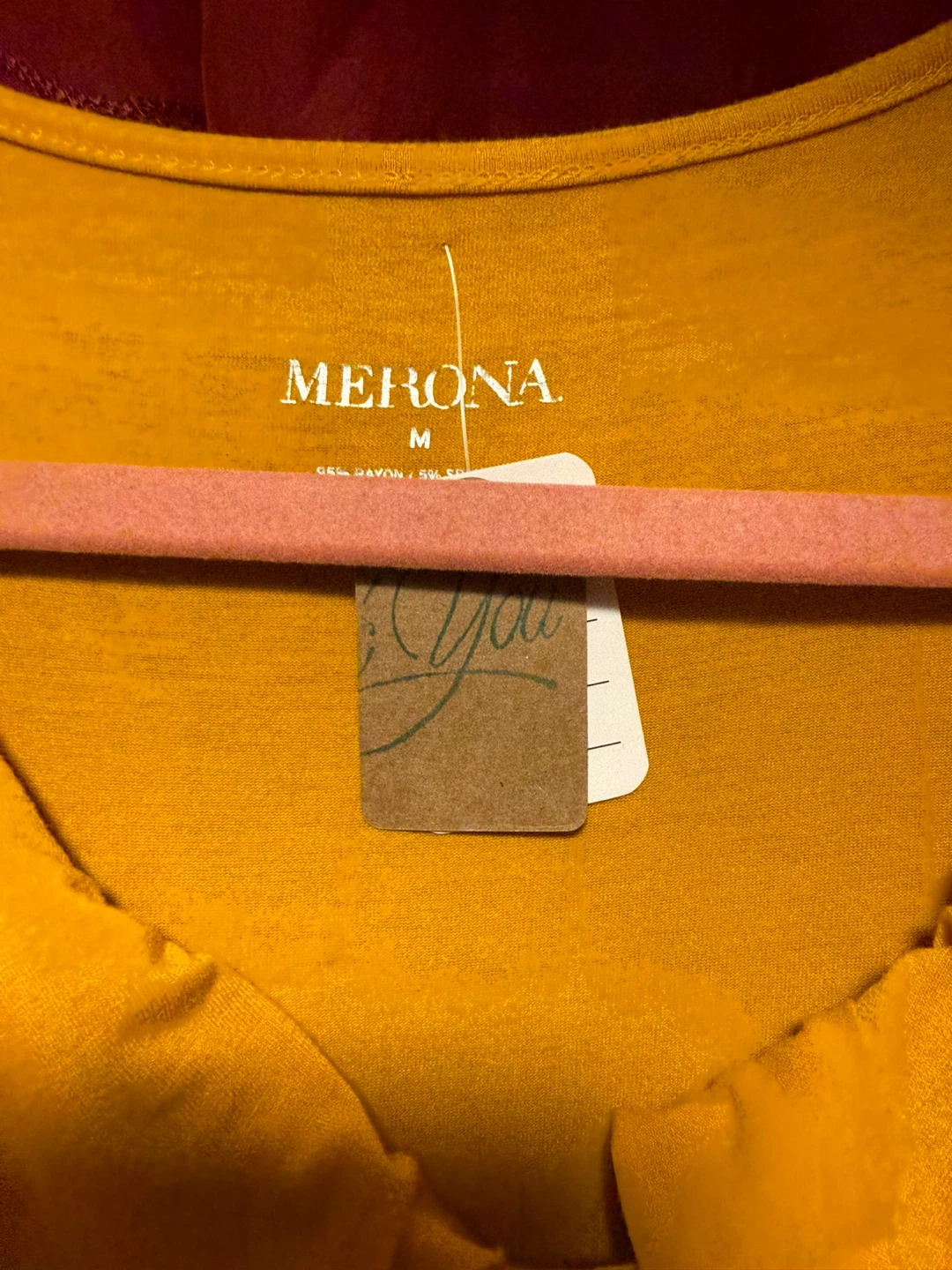 Merona Yellow Ruffle Tank Top - Size M - photo 4