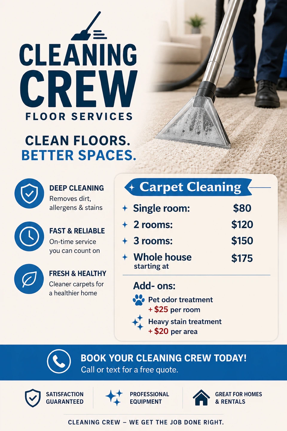 Cleaning Crew Floor Services