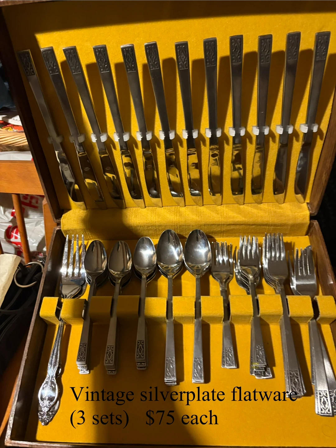 Vintage Silverplate Flatware Set - (3 Sets Available)