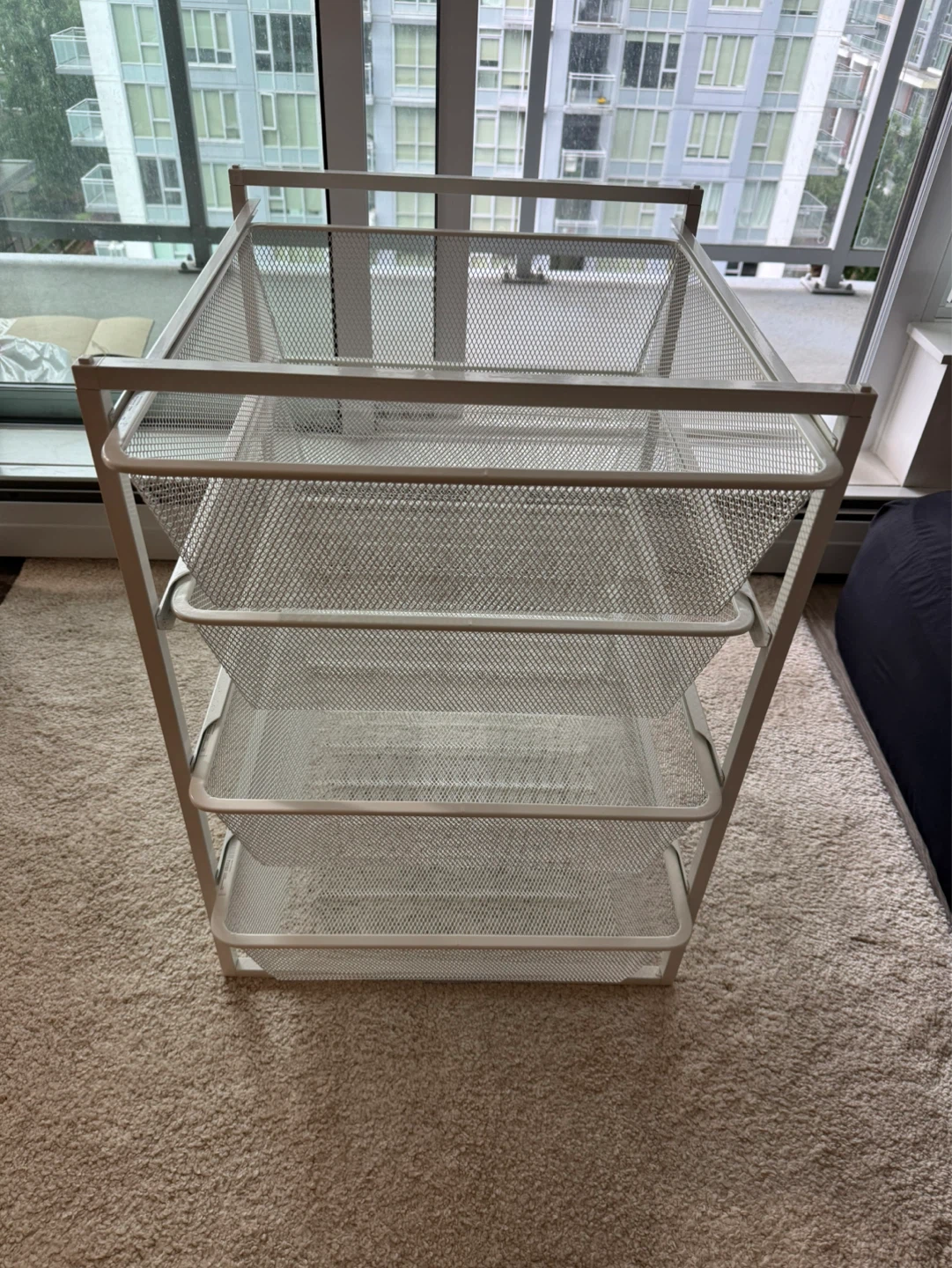 Ikea 4 Mesh metal drawer