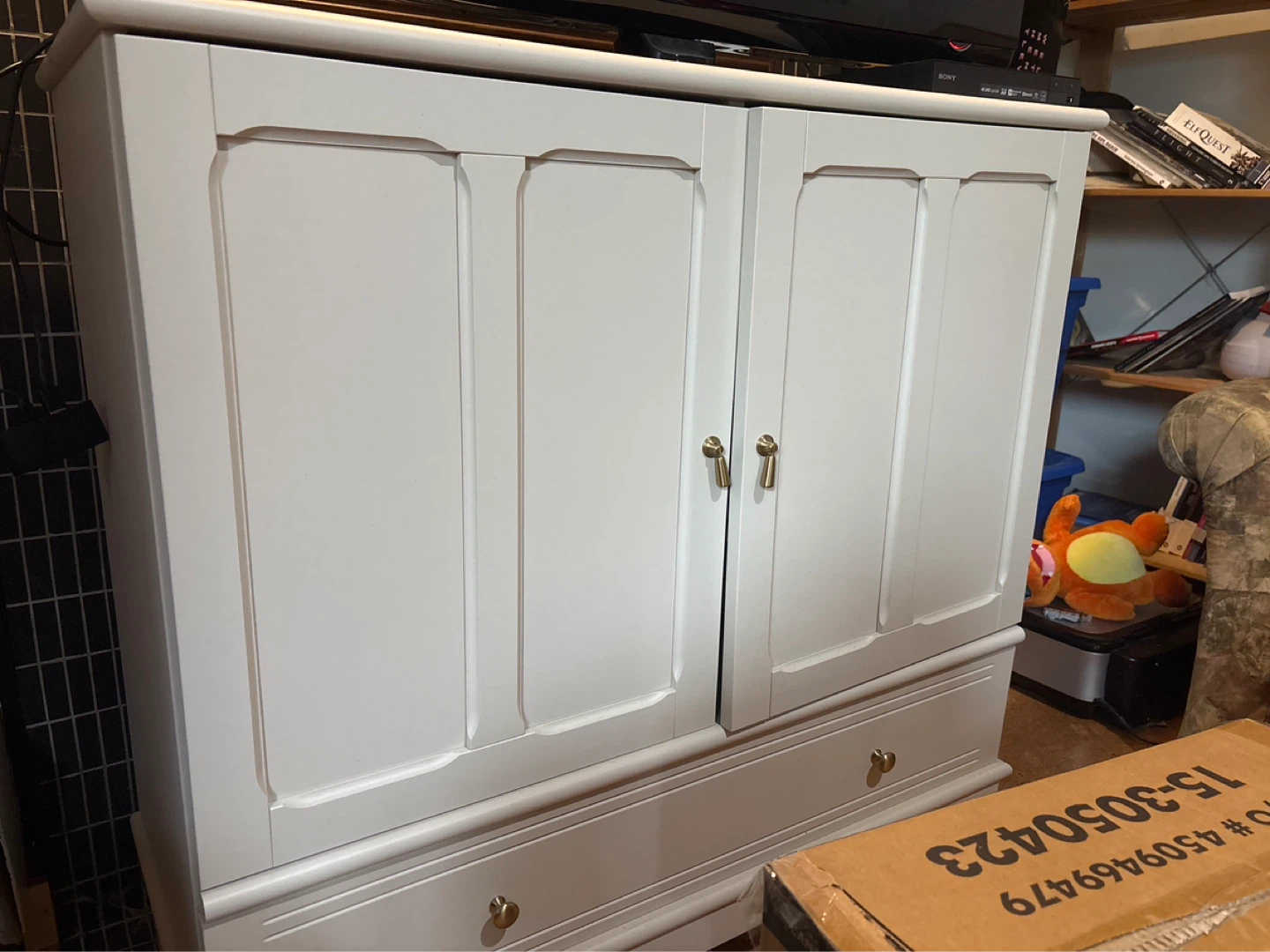 White Lommarp cabinet - photo 2