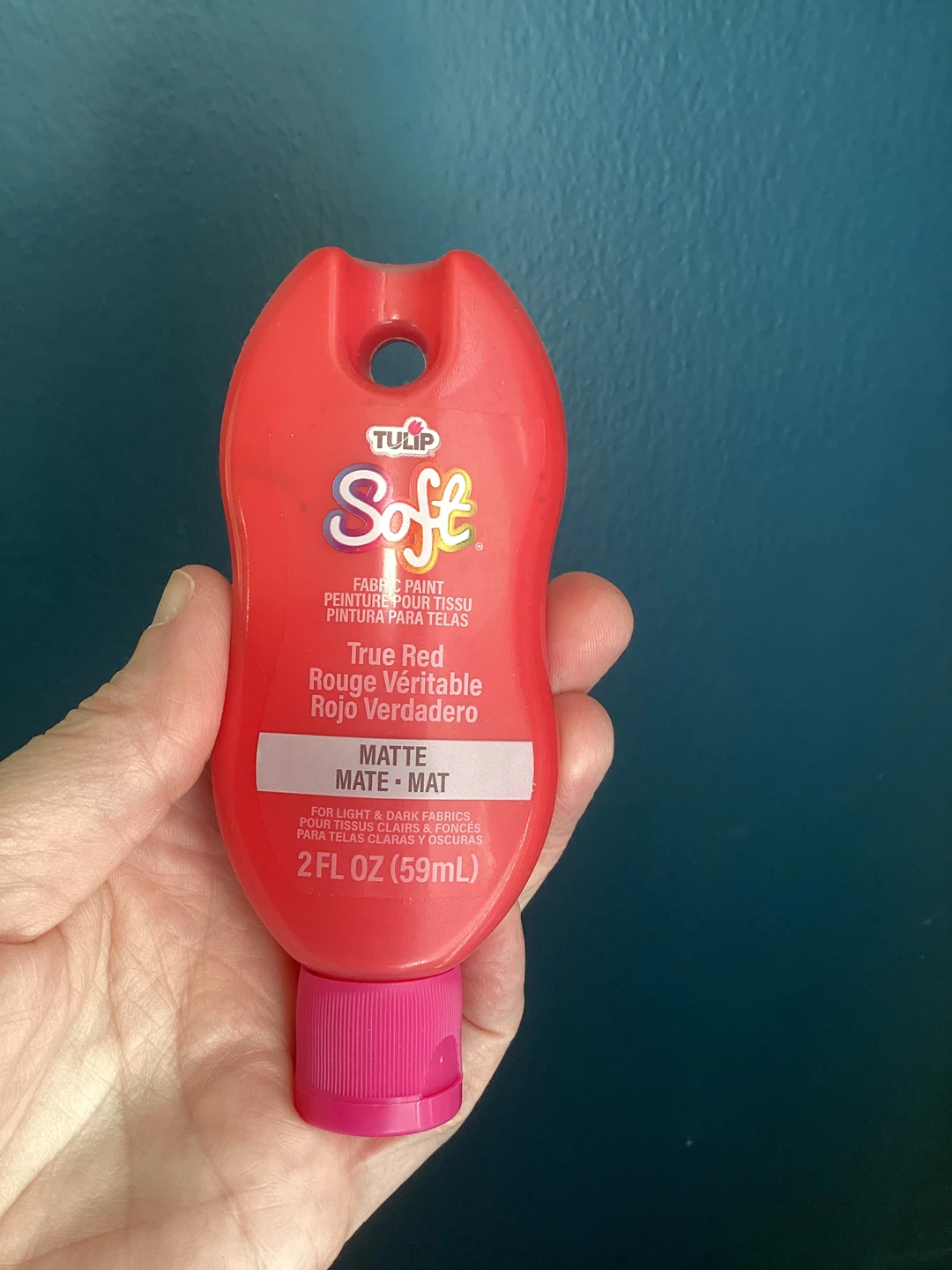 Tulip Soft Fabric Paint - True Red Matte