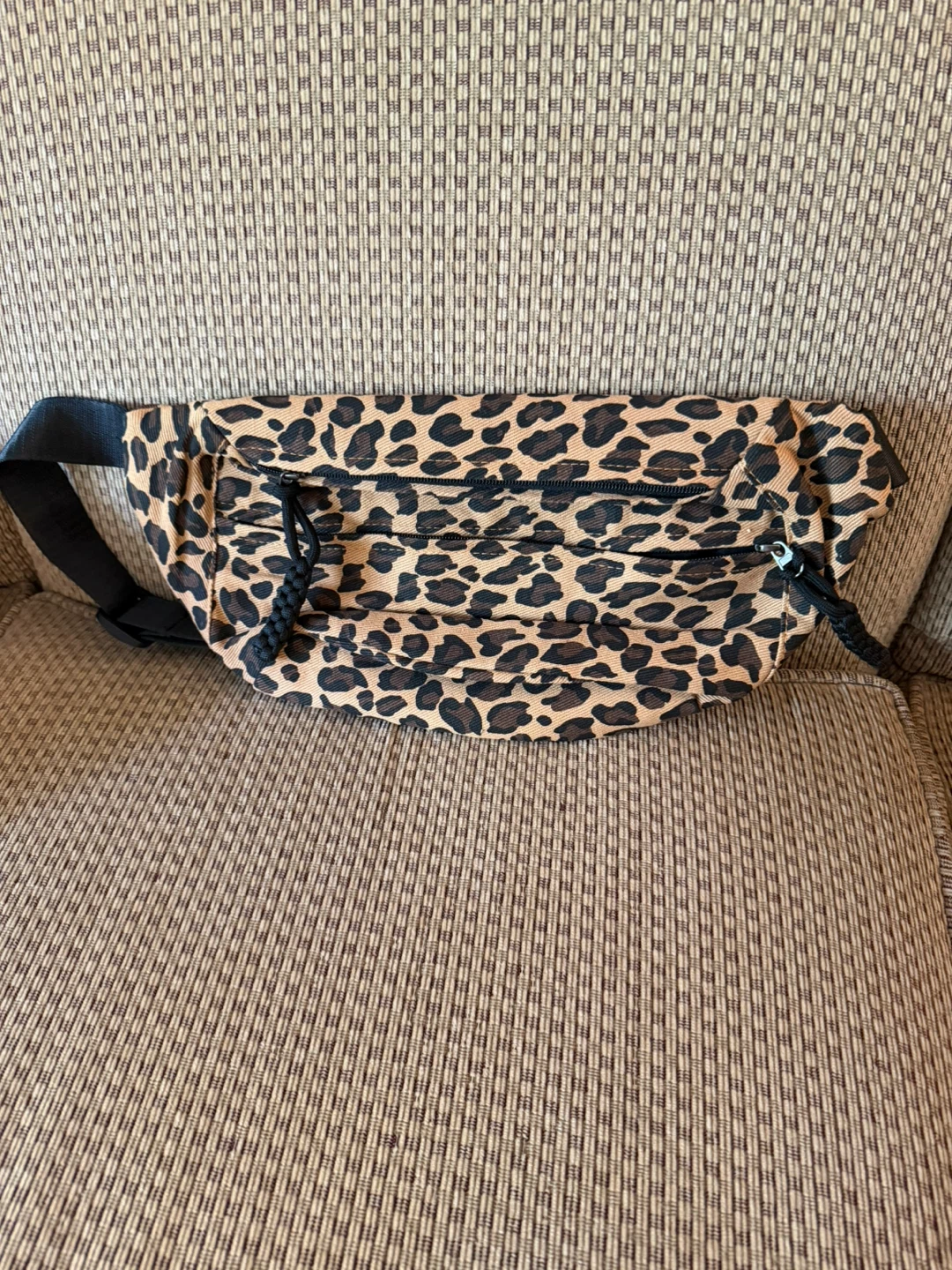 Leopard print fanny pack