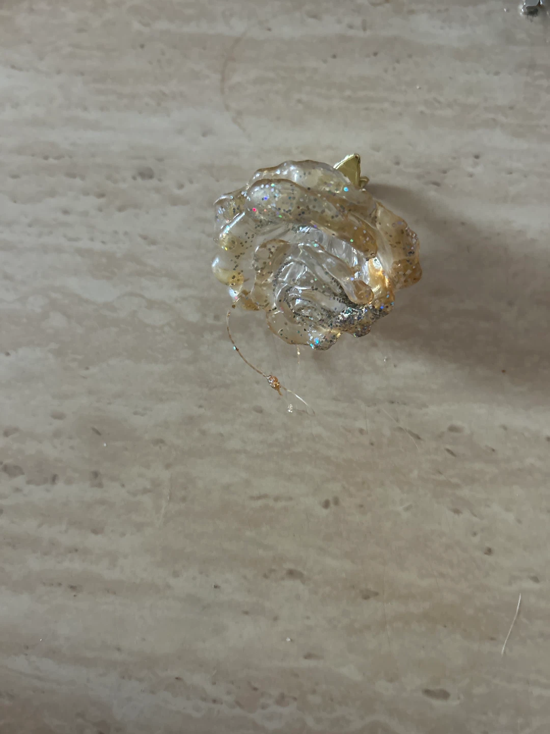 Hard Plastic  Rose Figurine - photo 2