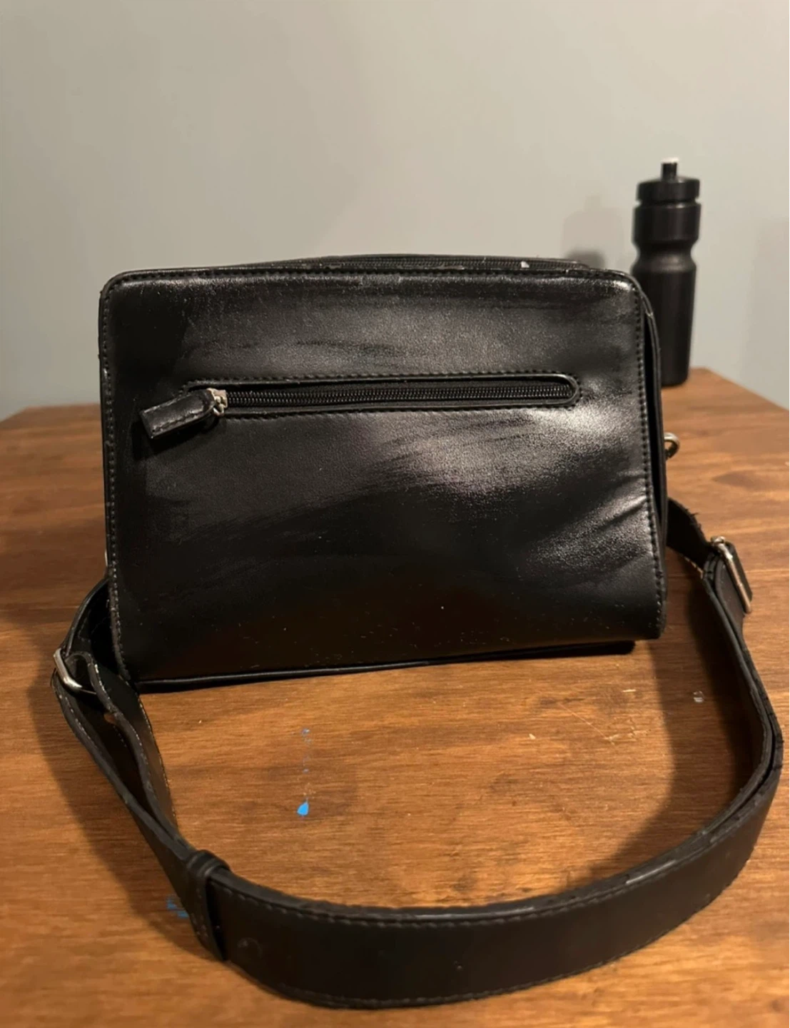 DAVID JONES Black Faux Croc Crossbody Bag - photo 3
