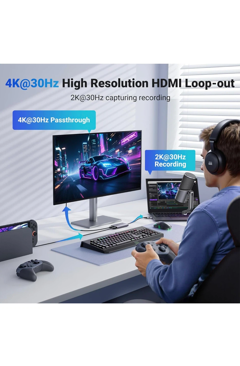 UGREEN HDMI Video Capture Card 2K 30Hz - photo 4