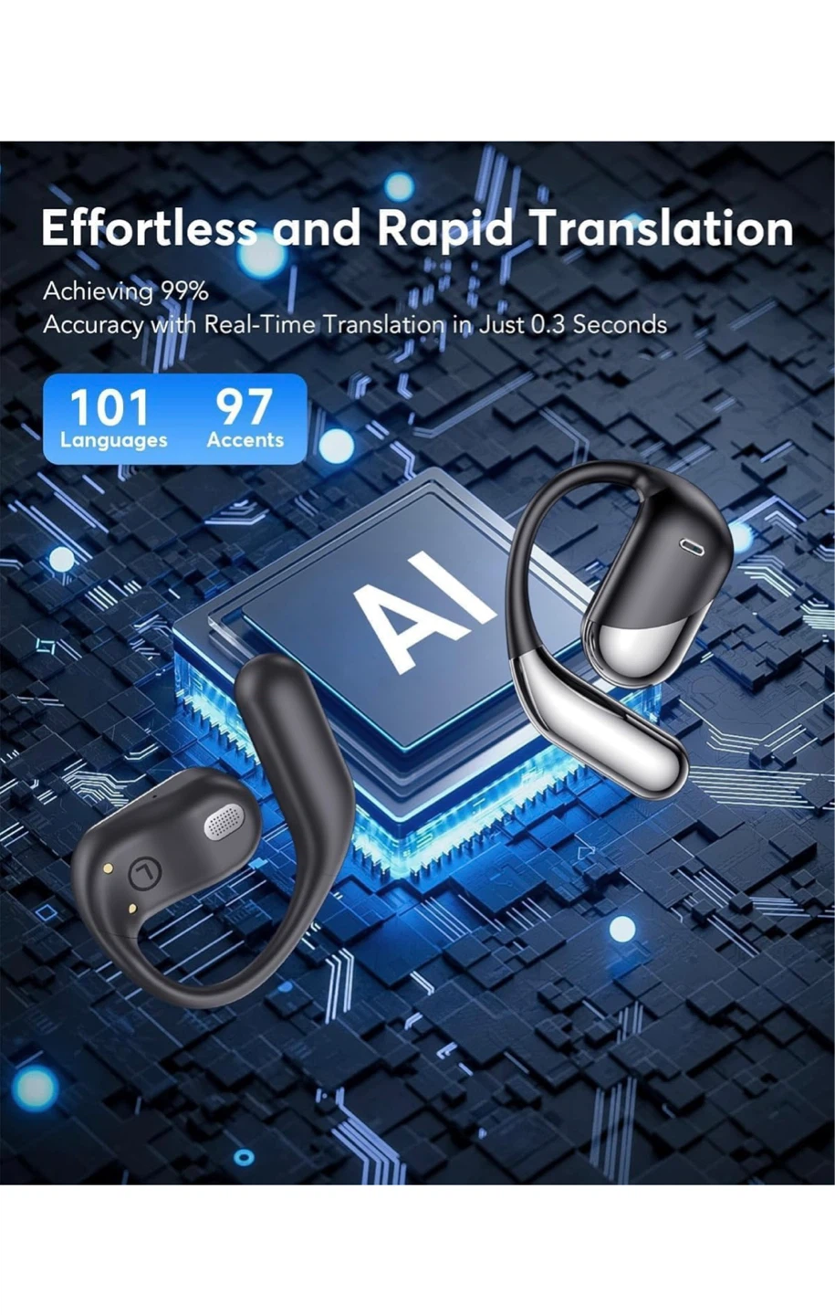 YYK-Q16 AI Translation Open-Ear Earbuds - photo 4