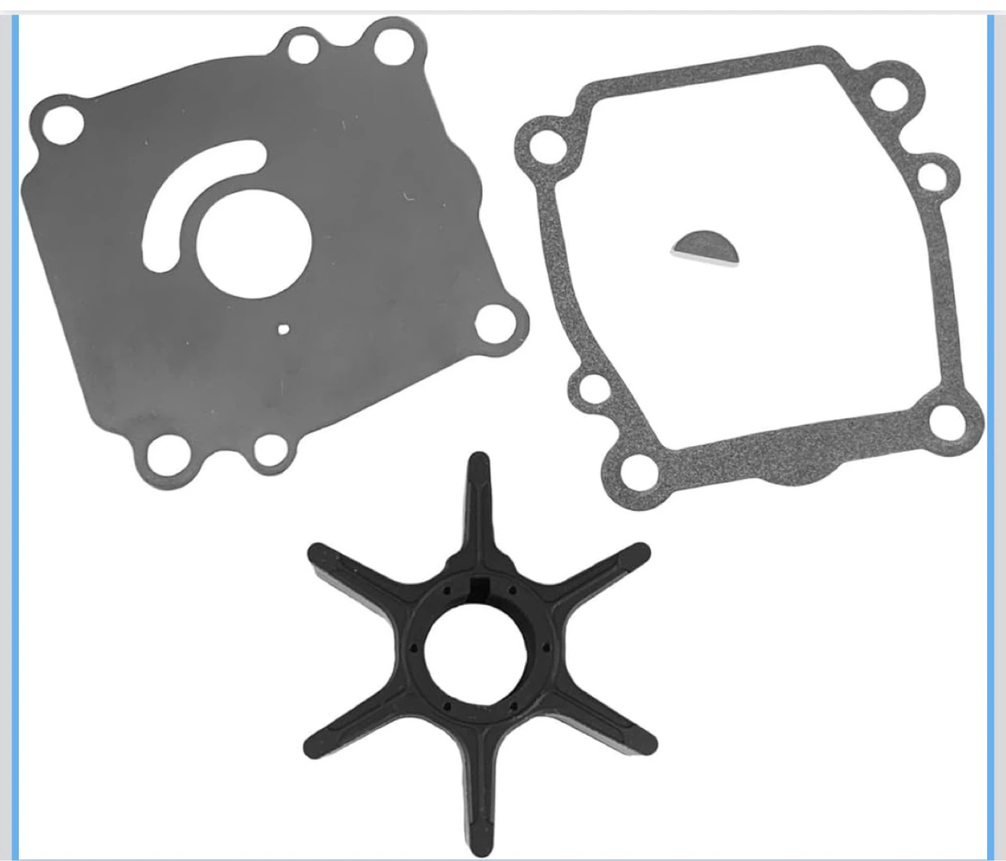 Boat Motor Water Pump Impeller Kit 17400-87E04