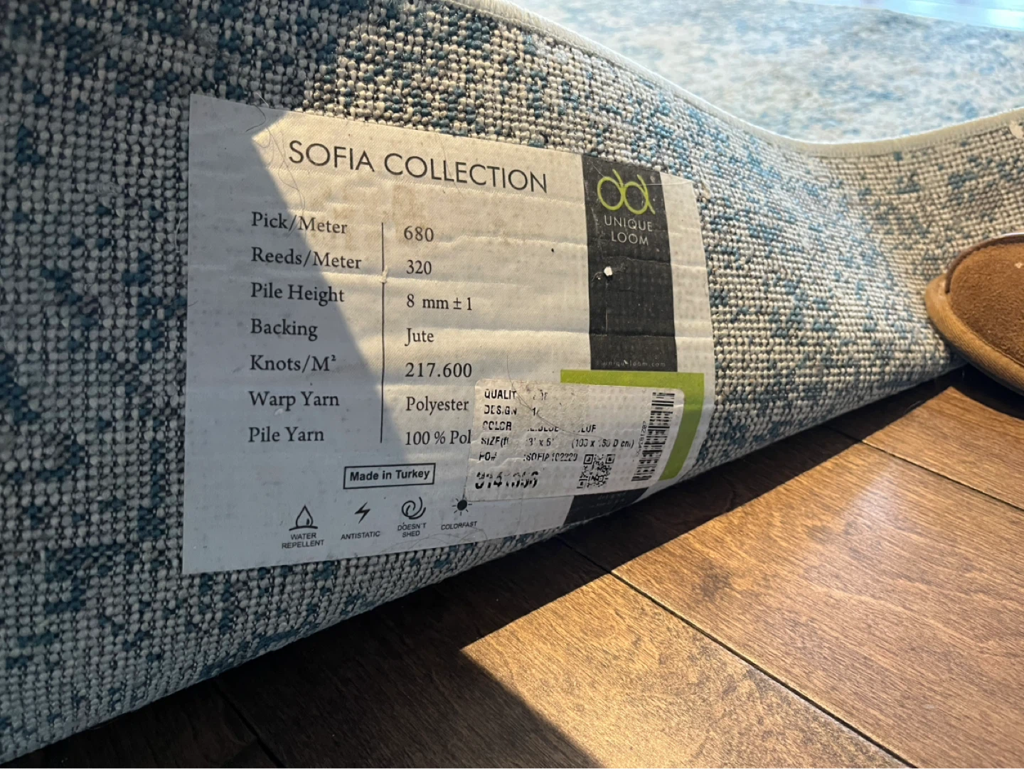 UNIQUE LOOM Sofia Collection Area Rug 3' x 5' - photo 4