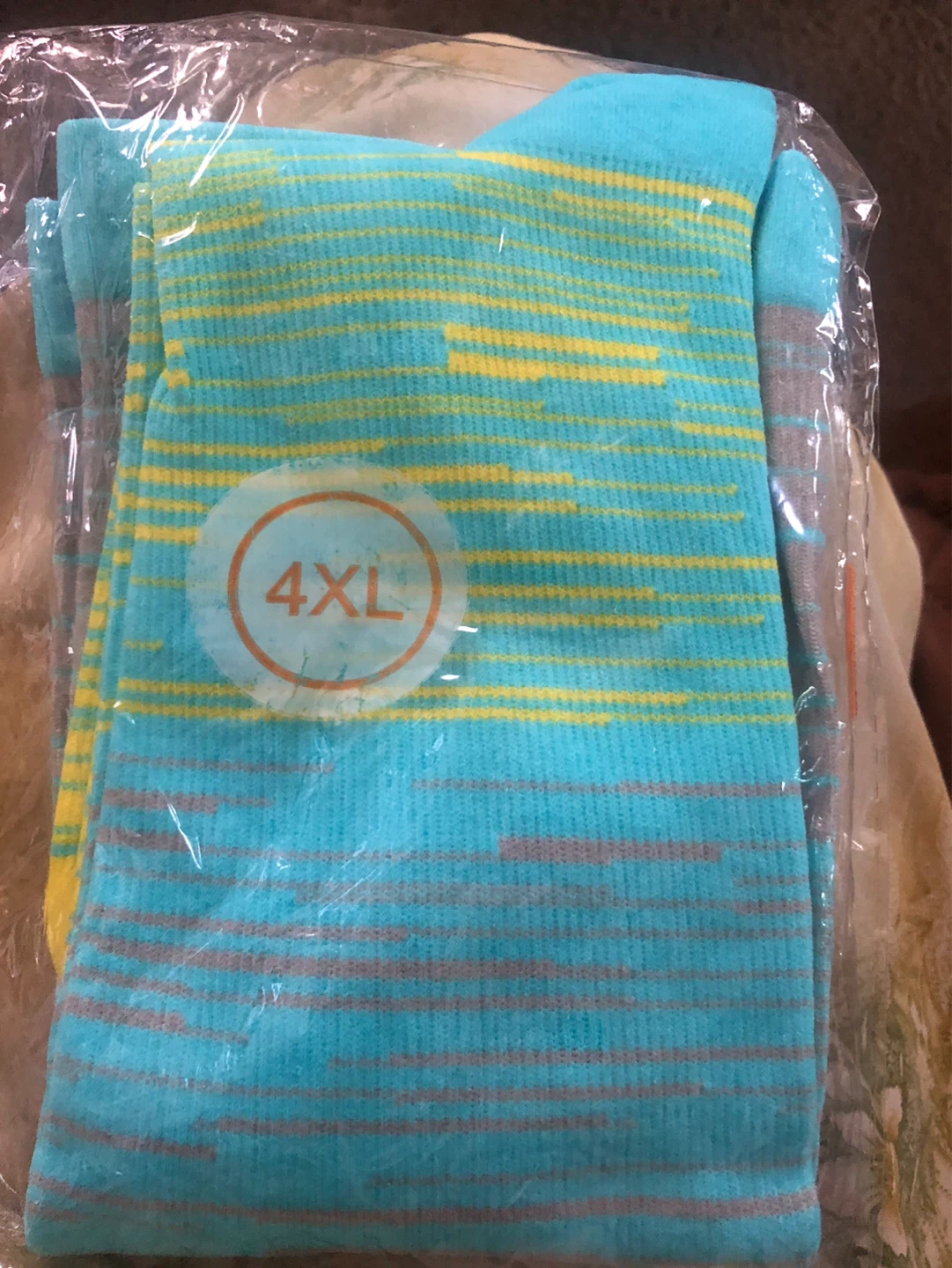 4XL Knee-High Striped Socks - photo 2
