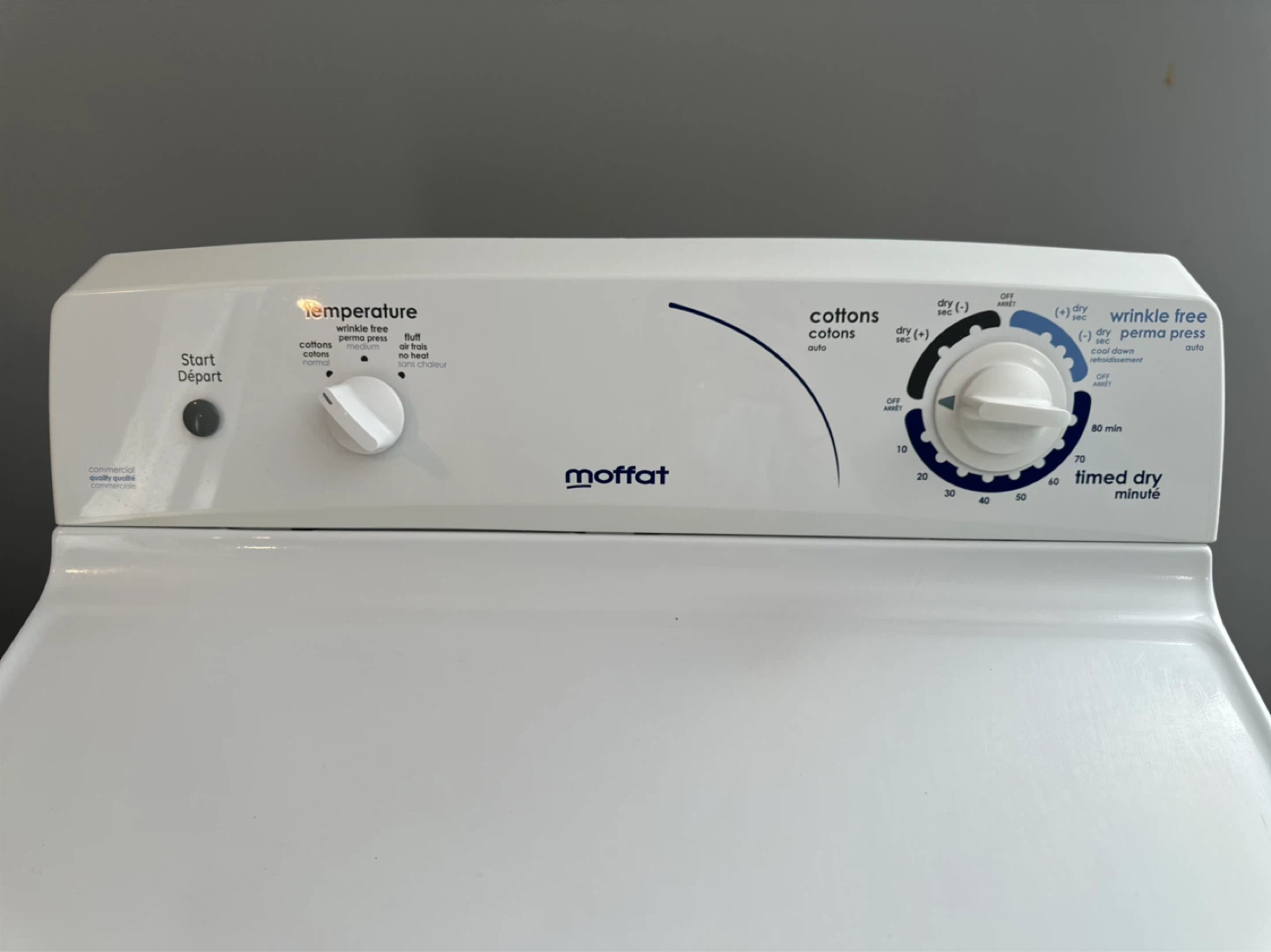 Samsung Washer + Moffat Dryer Set – Excellent Working Condition - photo 2