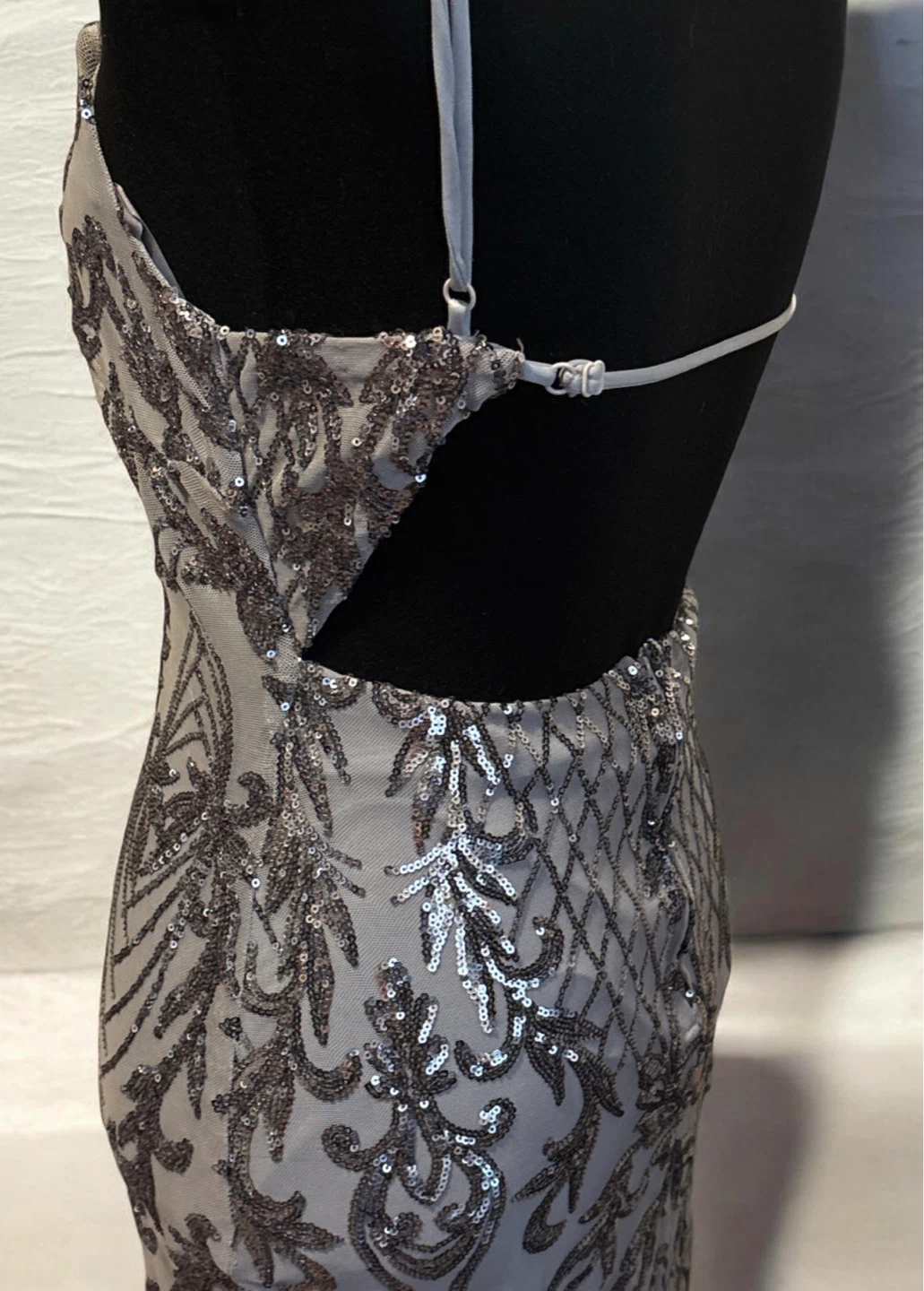 Crystal Sky Sequin Mini Dress Size S - photo 2