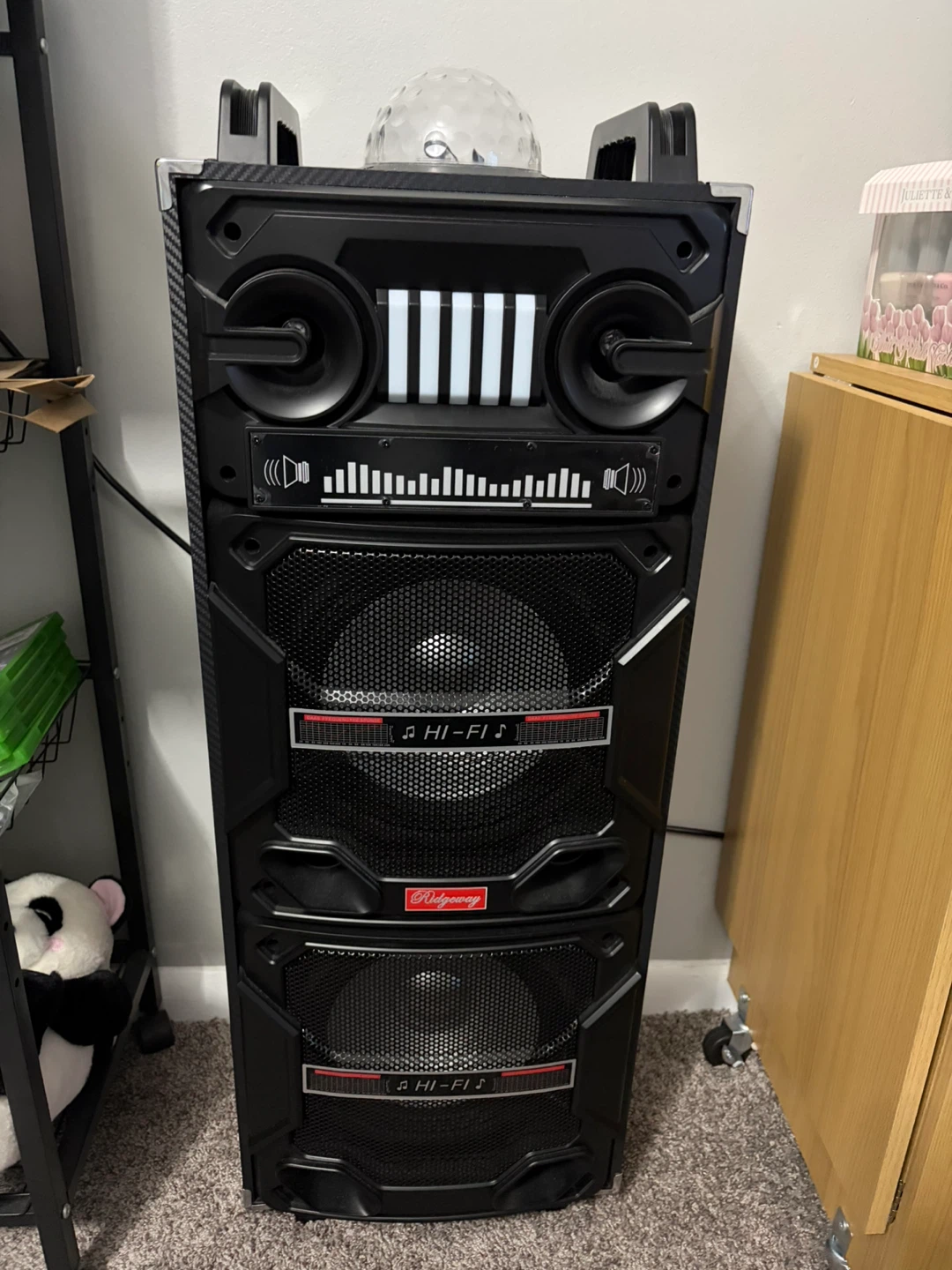 Ridgeway Dual Speaker System with Disco Light