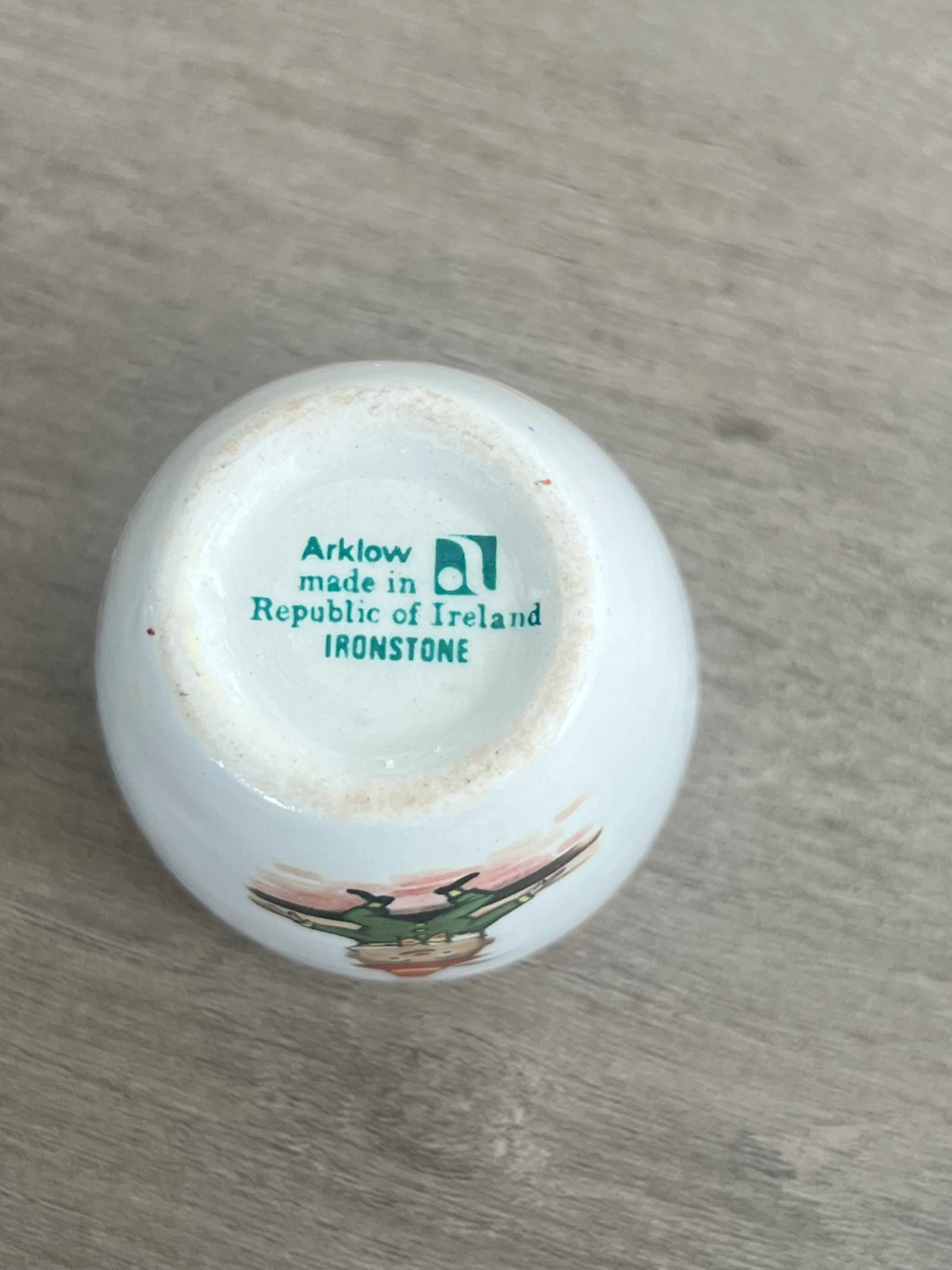 Arklow Ironstone  Pottery Humpty Dumpty  Children’s Egg Cup - photo 5