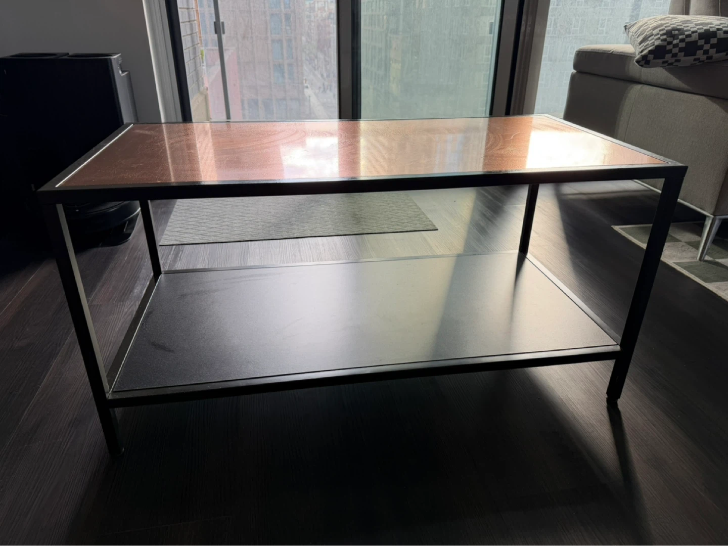 Modern Coffee Table - Rose Gold & Black - photo 3
