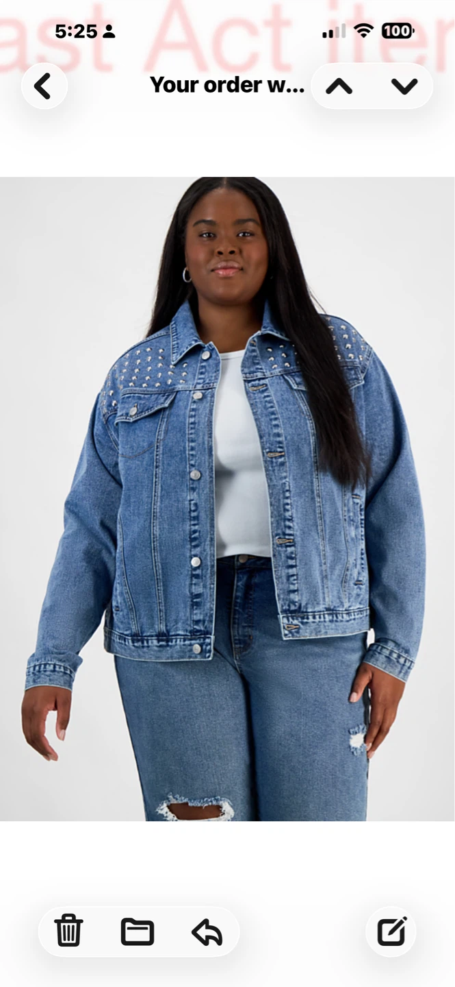 Women's Embellished Denim Jacket