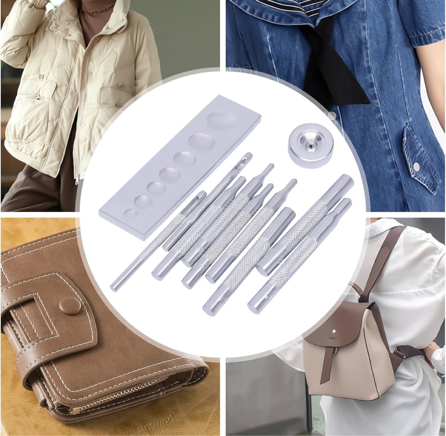 Leather Rivet Setter Tool Kit - photo 3