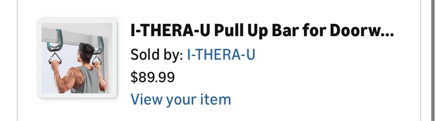 I-THERA-U Pull Up Bar for Doorway - photo 4
