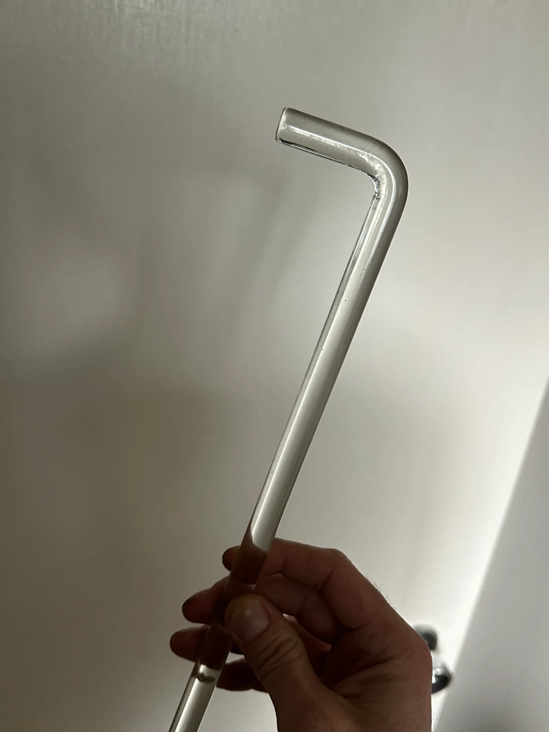 antique glass replacement towel bar - photo 2